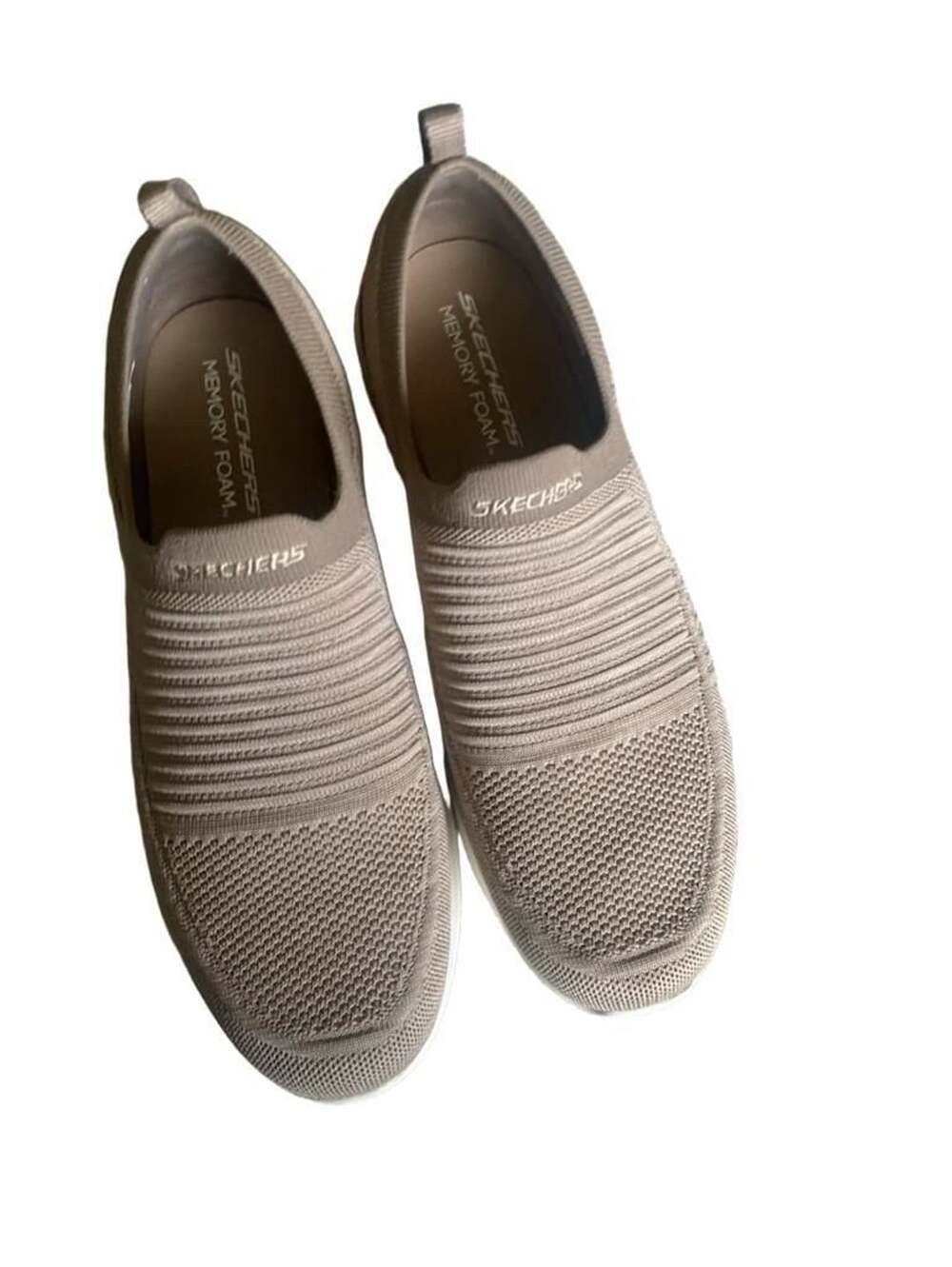 Skechers Slip-ins Memory Foam Walking Shoe Taupe